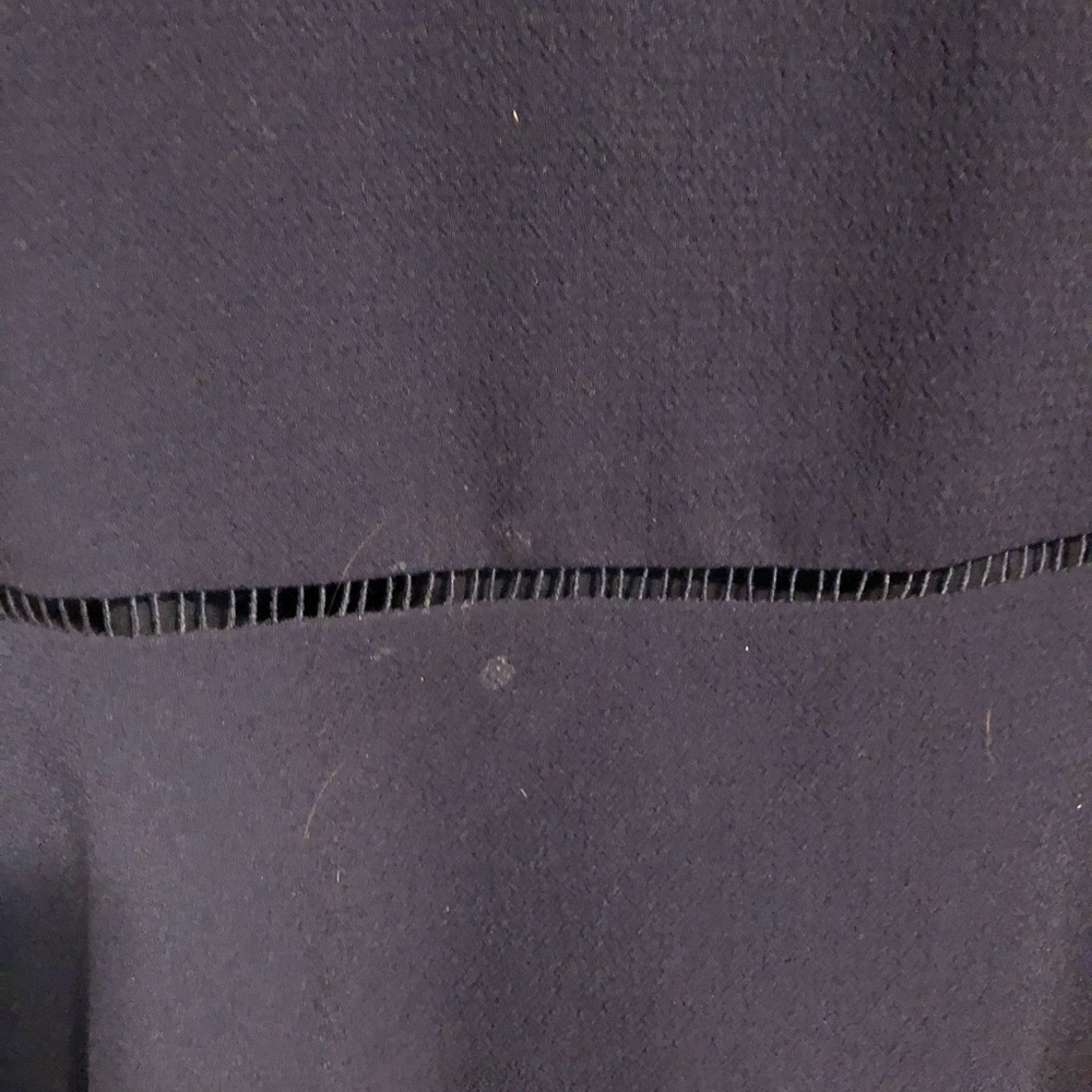 Designer Illusion Hemline Bell Sleeve Dress - Picture 5 of 6
